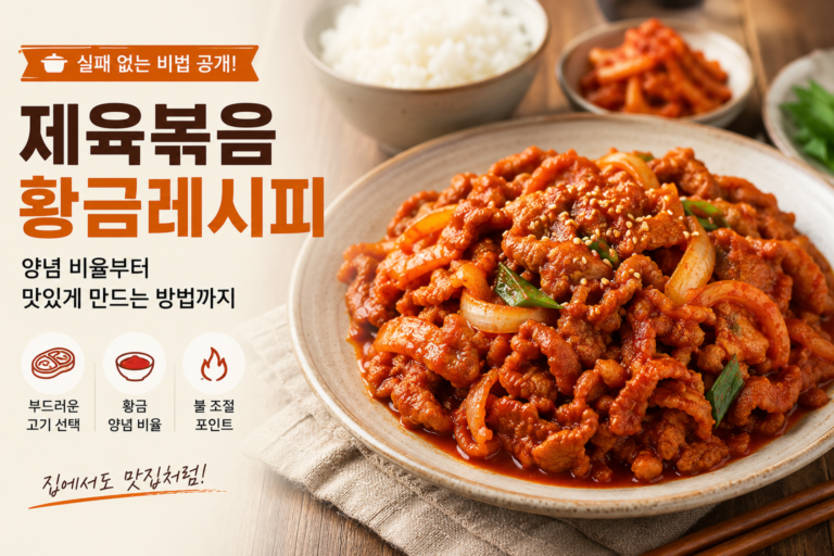제육볶음 황금레시피 대표이미지