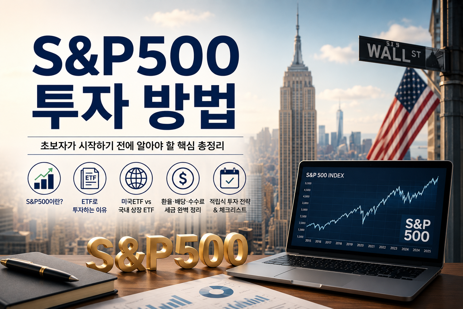 S&P500 투자 방법 초보자 투자 가이드
