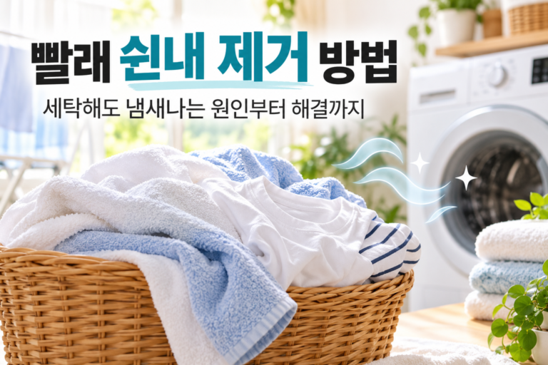 빨래 쉰내 제거