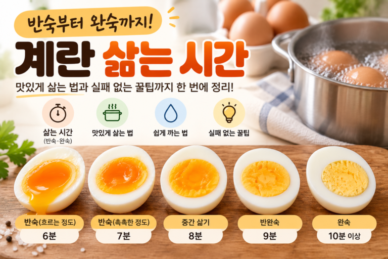계란 삶는 시간