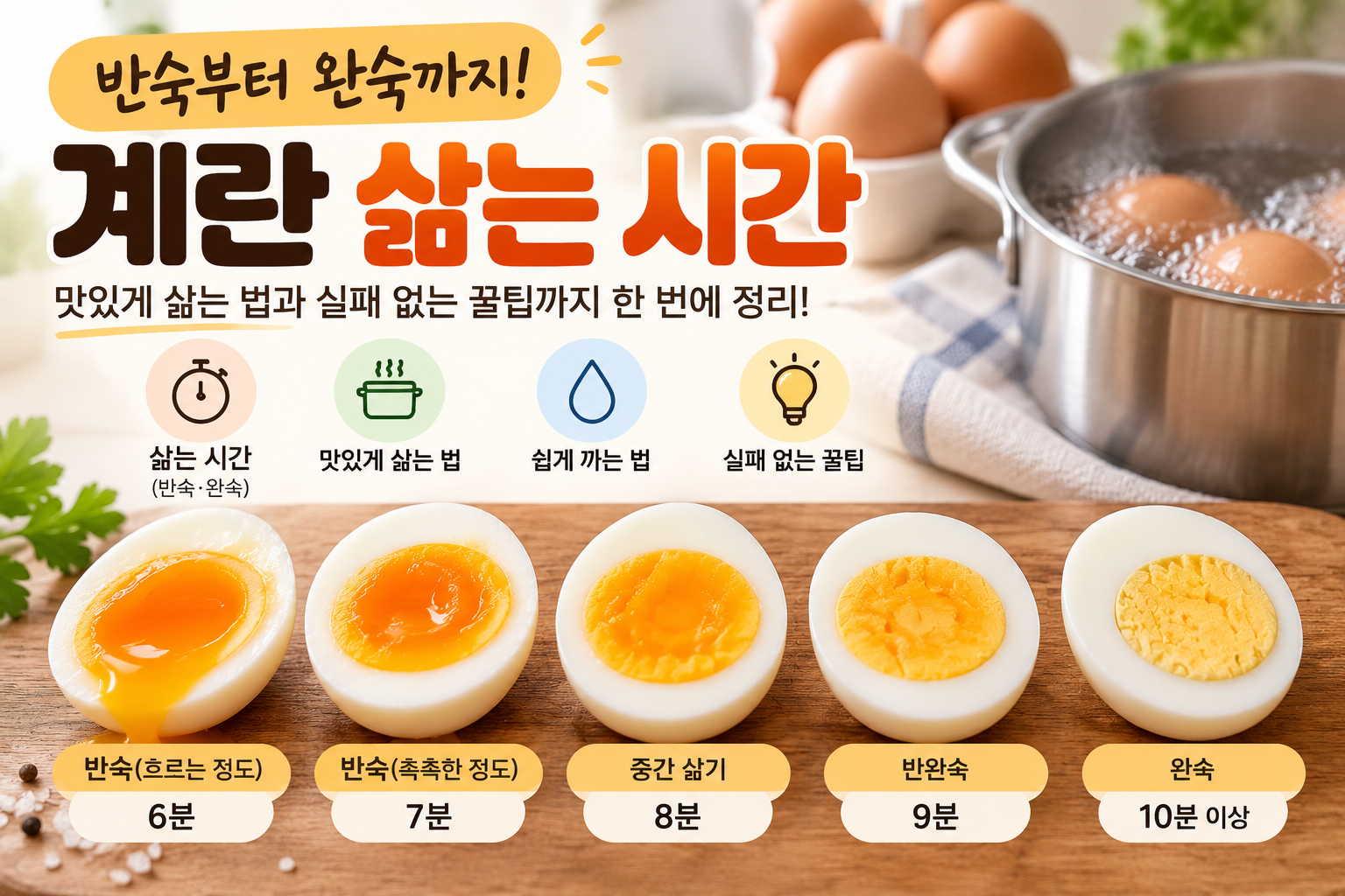 계란 삶는 시간